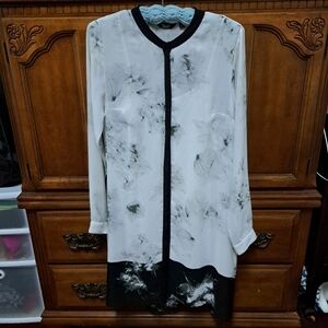 Simply Vera By Vera Wang Long Silky Tunic Large